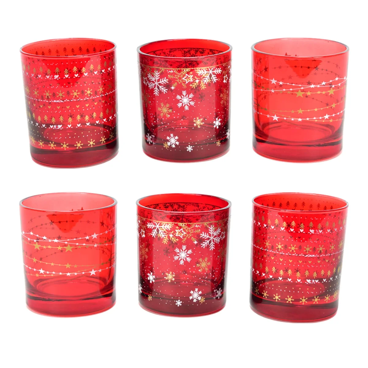 Set da 6 bicchieri in vetro "Royal Stars" da 300 cL Ø 8.3 x h 9 cm - immagine 3