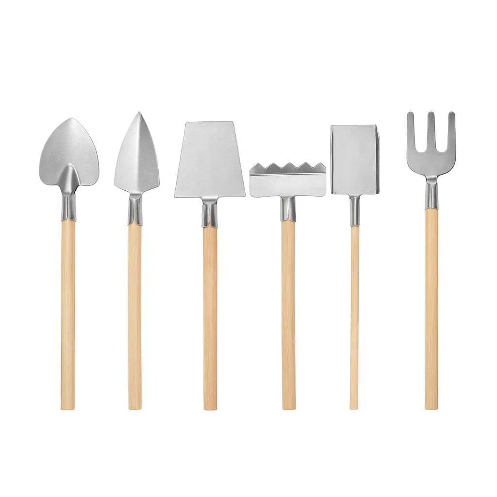 Attrezzi per contadini ideale come decorazione per presepe natalizio, set da 6 pezzi - immagine 3