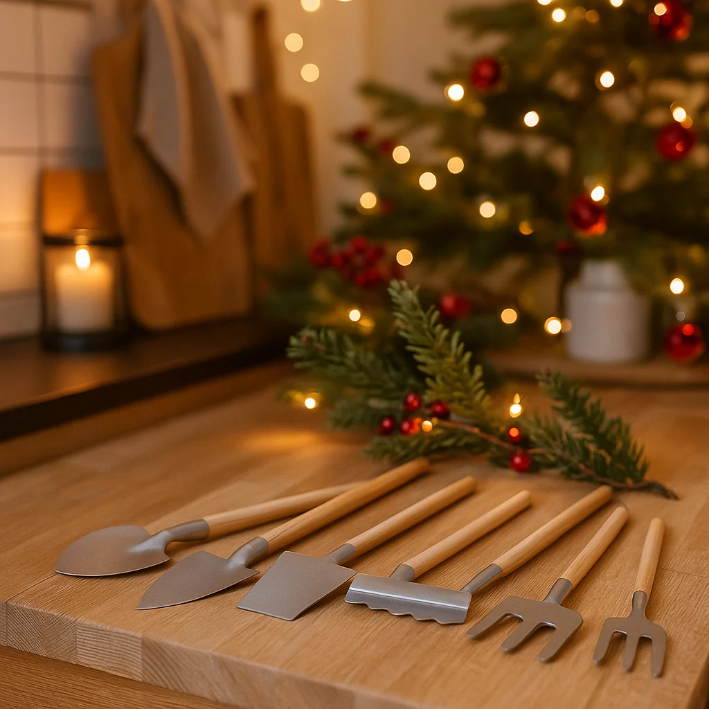 Attrezzi per contadini ideale come decorazione per presepe natalizio, set da 6 pezzi - immagine 9