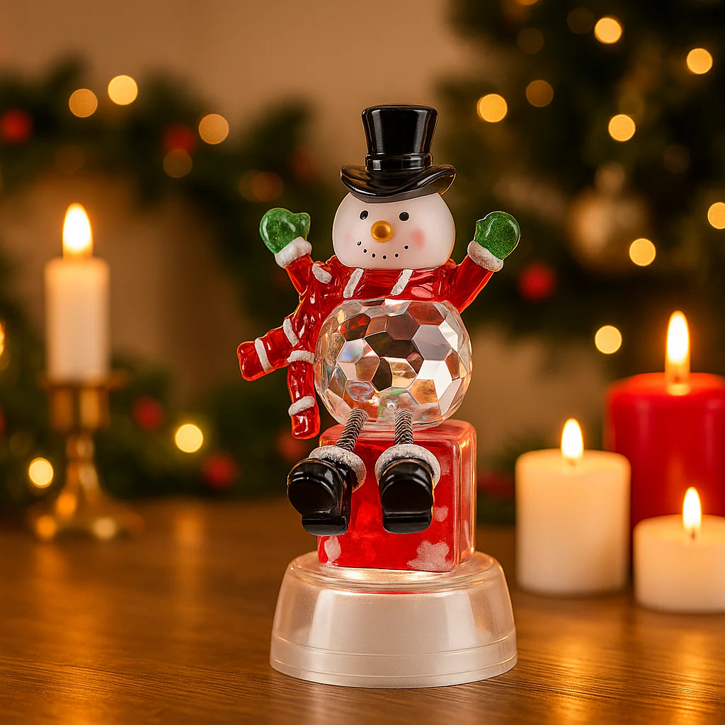 Figure personaggi espositivi con luci Led per decorazioni natalizie
