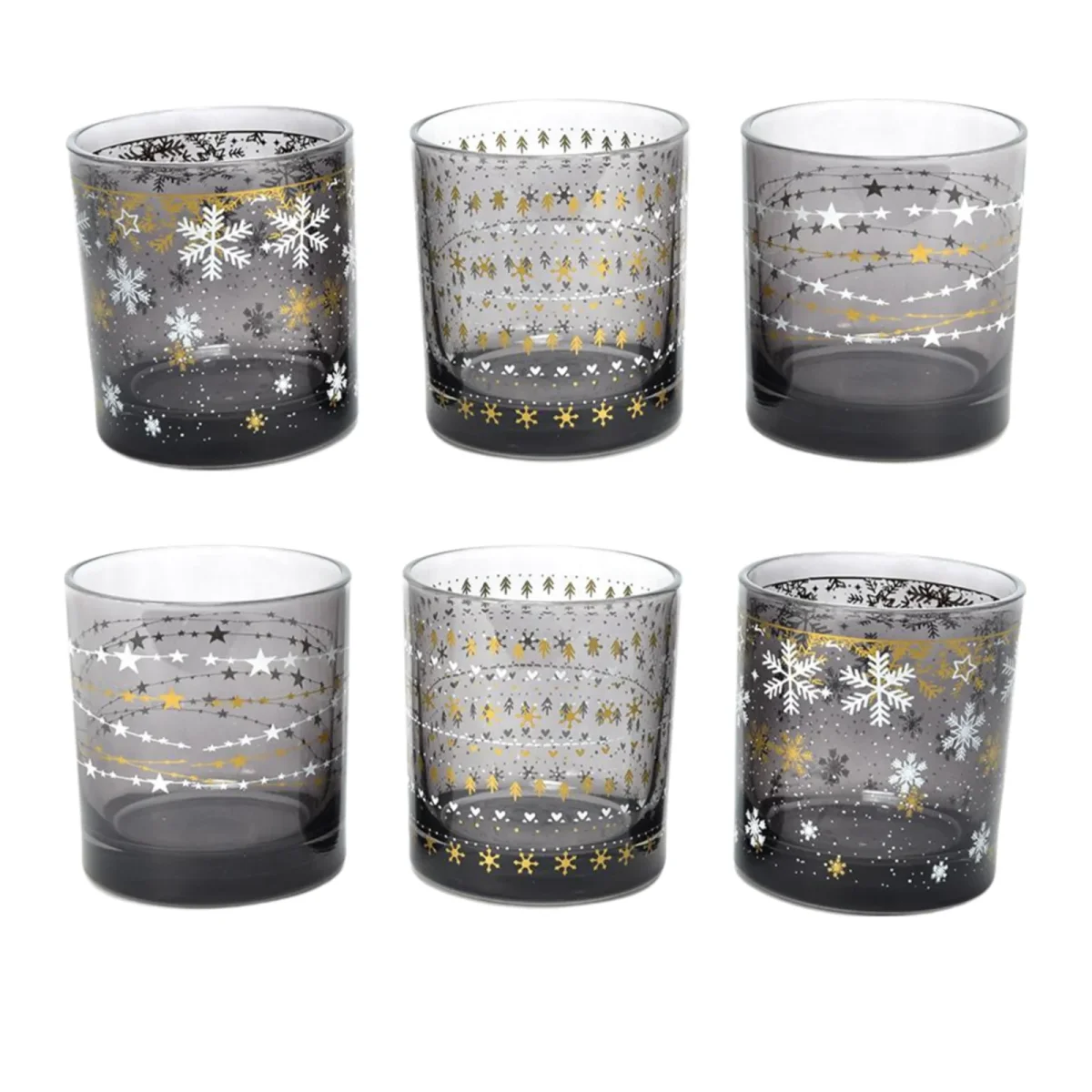 Set da 6 bicchieri in vetro "Royal Stars" da 300 cL Ø 8.3 x h 9 cm - immagine 5