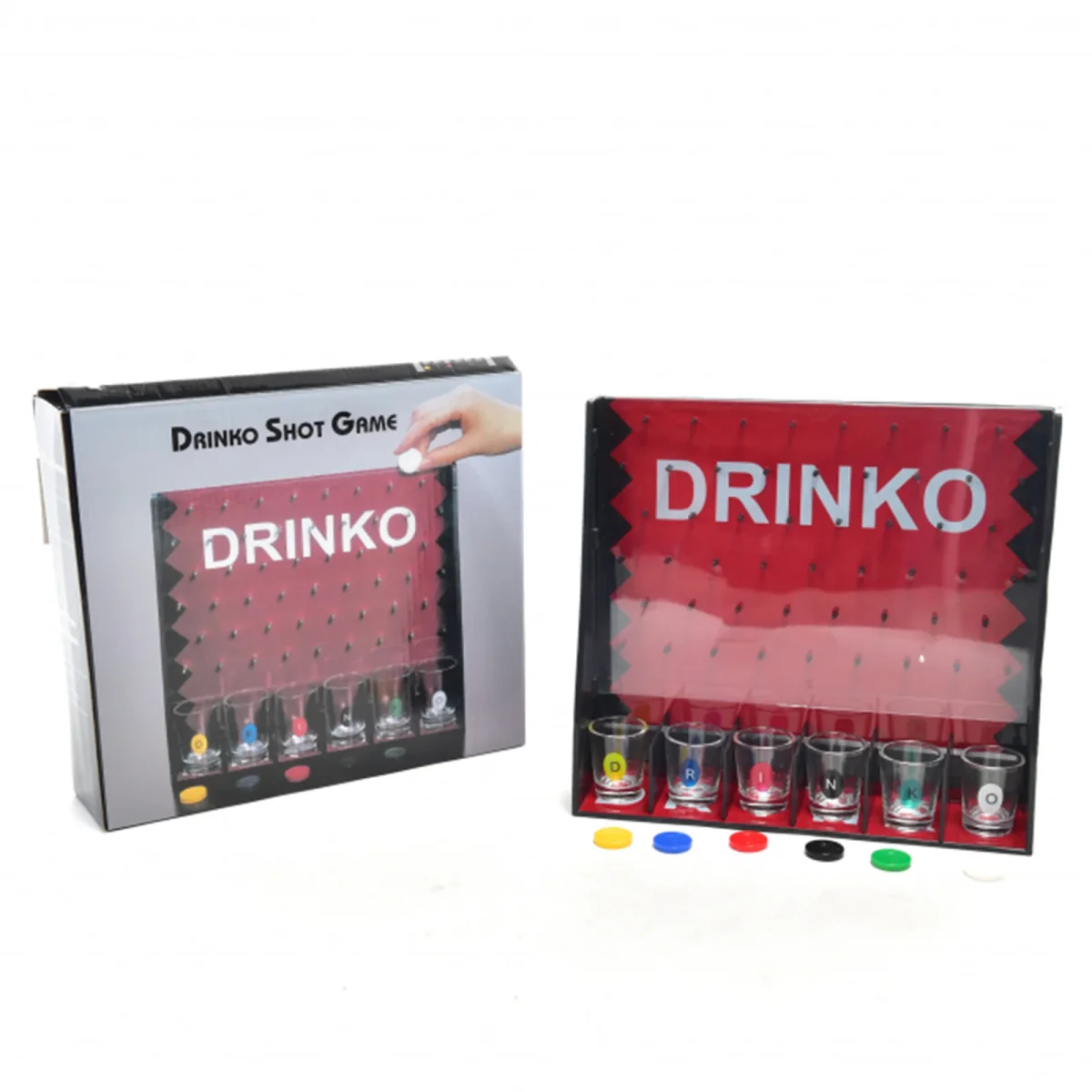 Gioco da tavola "Drinko" con 6 bicchieri in scatola regalo - immagine 5