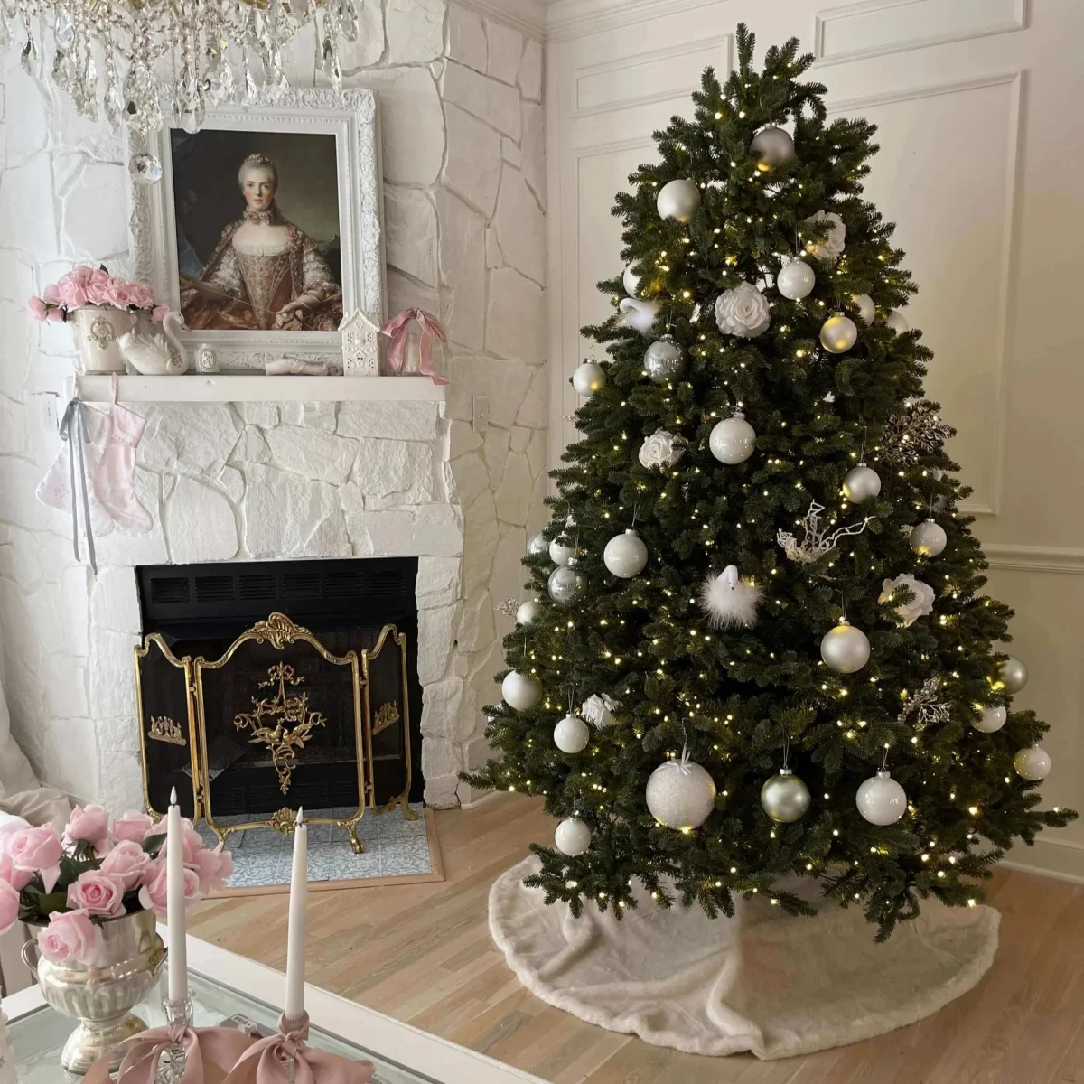 Albero di natale "Hollimont" 90% PE effetto Real touch e PVC di Altissima qualità - immagine 4