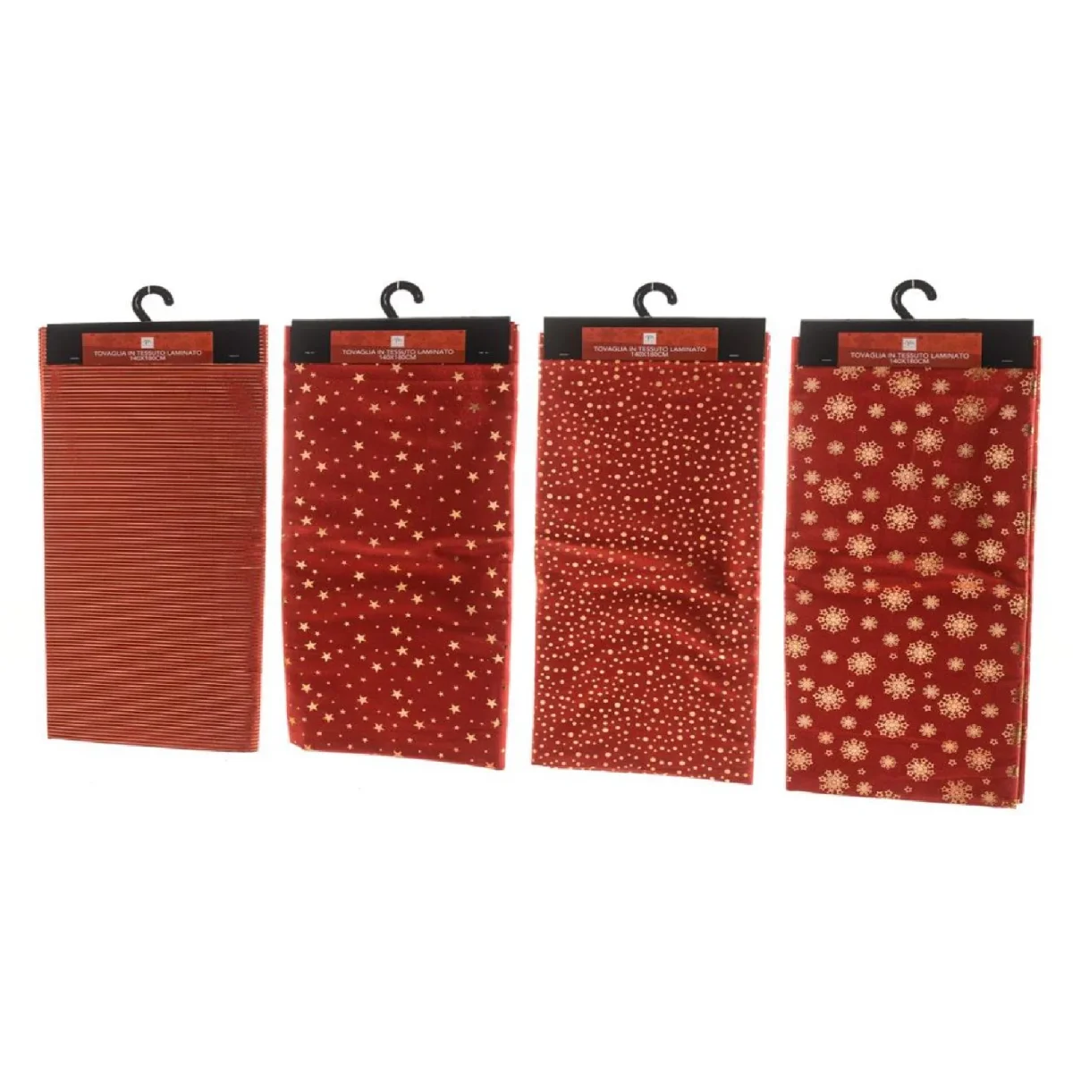 Tovaglia natalizia in tessuto laminato per tavola di Natale e festività 140 x 180 cm - immagine 7