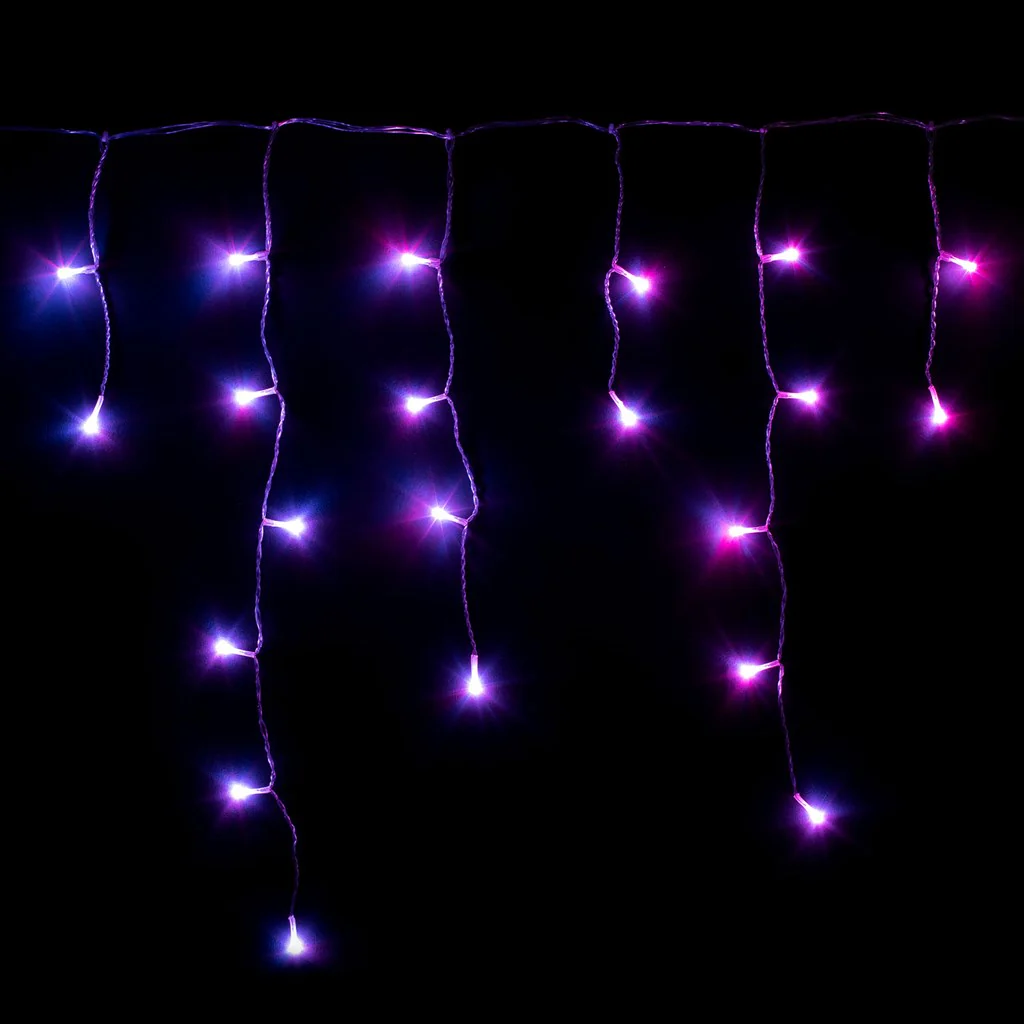 Tenda luminosa a Led Stalattite Twinkly RGB e Bianco caldo, 5 x h 0,6 metri - immagine 6