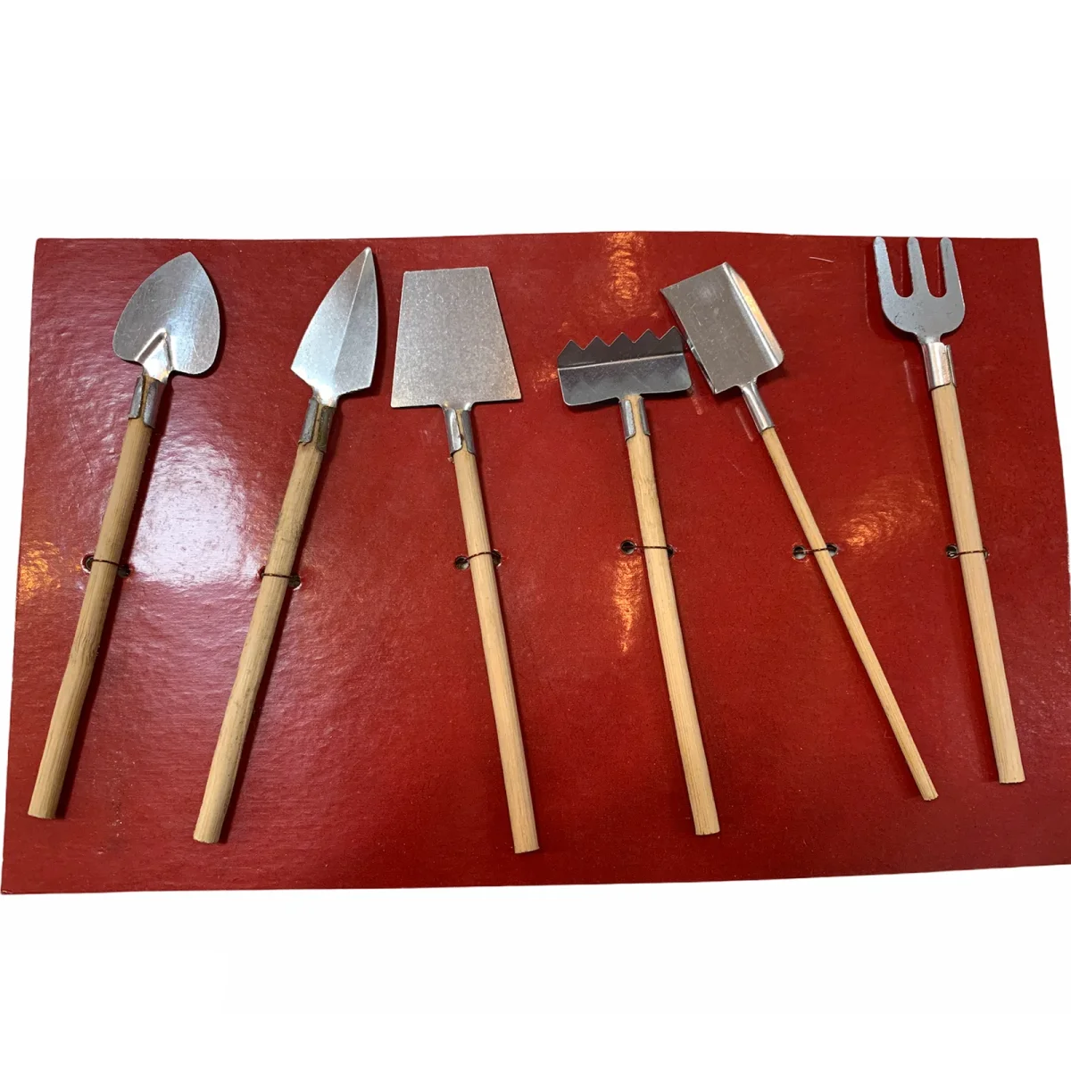 Attrezzi per contadini ideale come decorazione per presepe natalizio, set da 6 pezzi - immagine 8