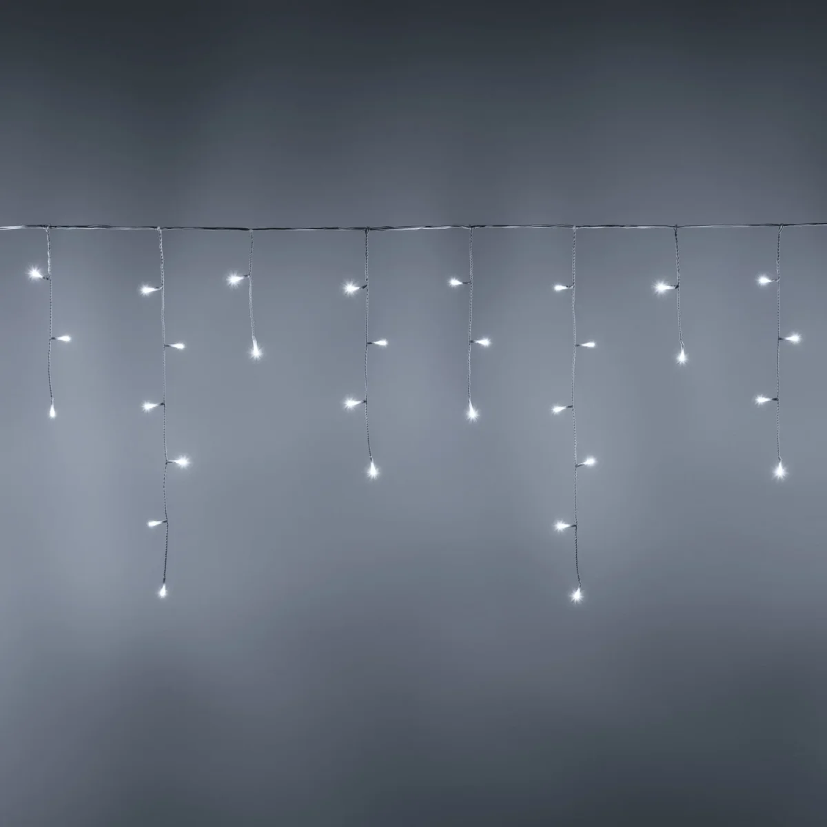 Cascata luminosa per esterno stalattite a led, decorazioni di natale in movimento - immagine 6