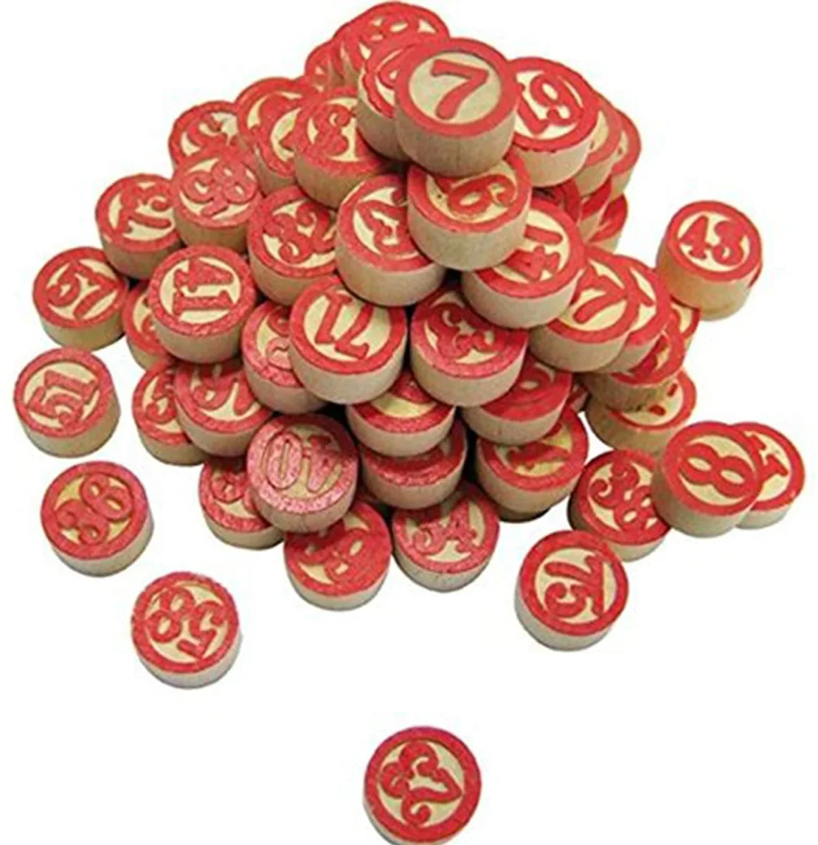 Gioco tombola napoletana la smorfia con cartelle a colori e numeri in legno - immagine 5