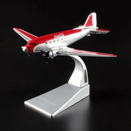 Aeroplano "Coca-Cola" per villaggio di Natale e collezionismo, 14 x 20 x 3,3 cm - immagine 4