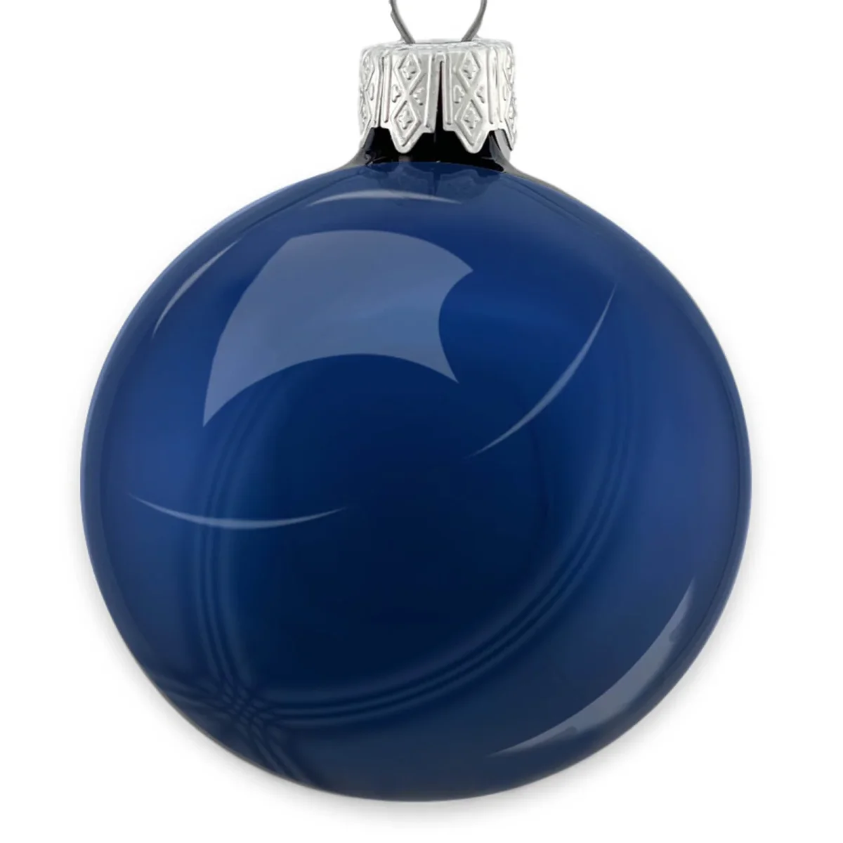 Palline in vetro per albero di natale Blu notte decorazione natalizia - immagine 3
